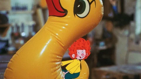 El pato de plástico