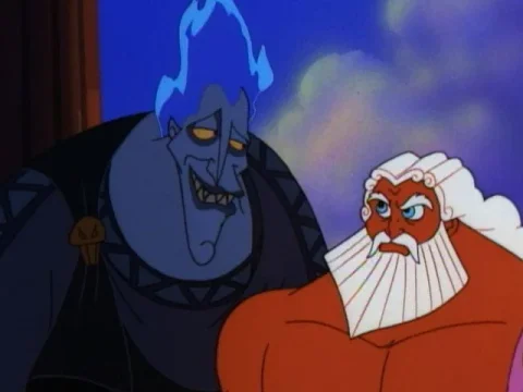 Hércules y la riña en el Olimpo