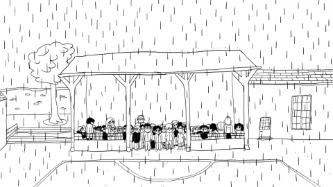 La lluvia